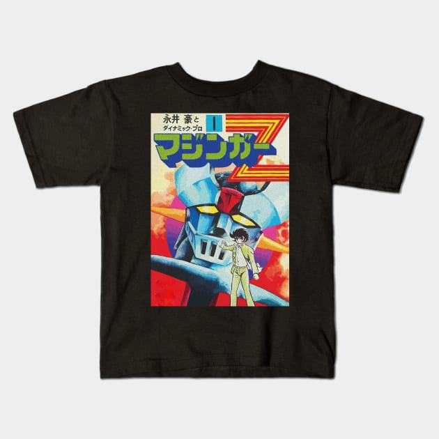 Mazinger Z Kids T-Shirt by adima